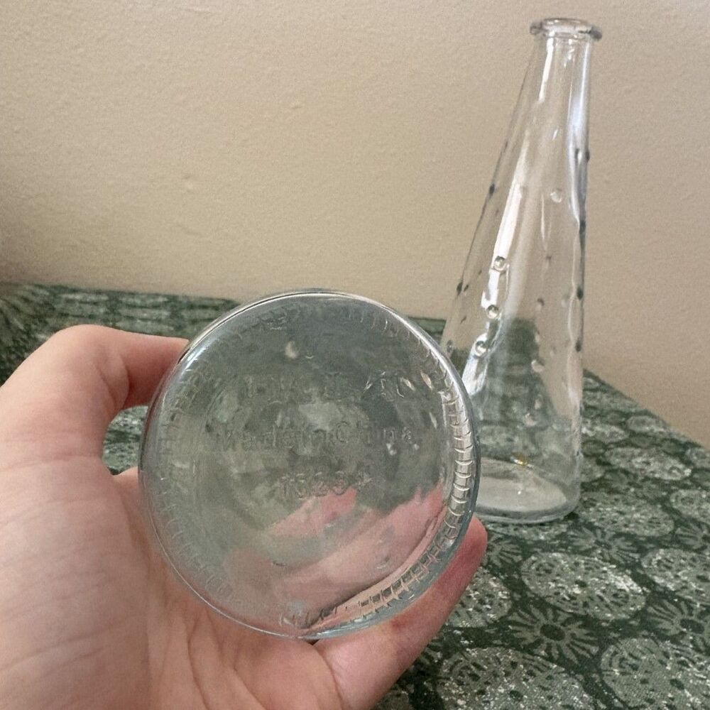 2 IKEA Bud Vases Bubble Glass Single-Stem Vtg 90s - Picture 3 of 5